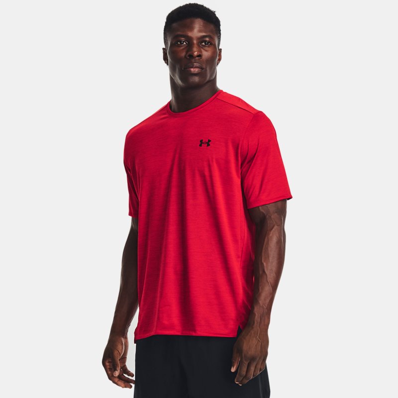 Tee-shirt à manches courtes Under Armour Tech™ Vent pour homme Rouge / Noir XS